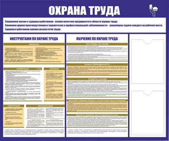 С160 Стенд охрана труда (1200х1000 мм, пластик ПВХ 3мм, Прямая печать на пластик ) - Стенды - Стенды по охране труда - магазин "Охрана труда и Техника безопасности"